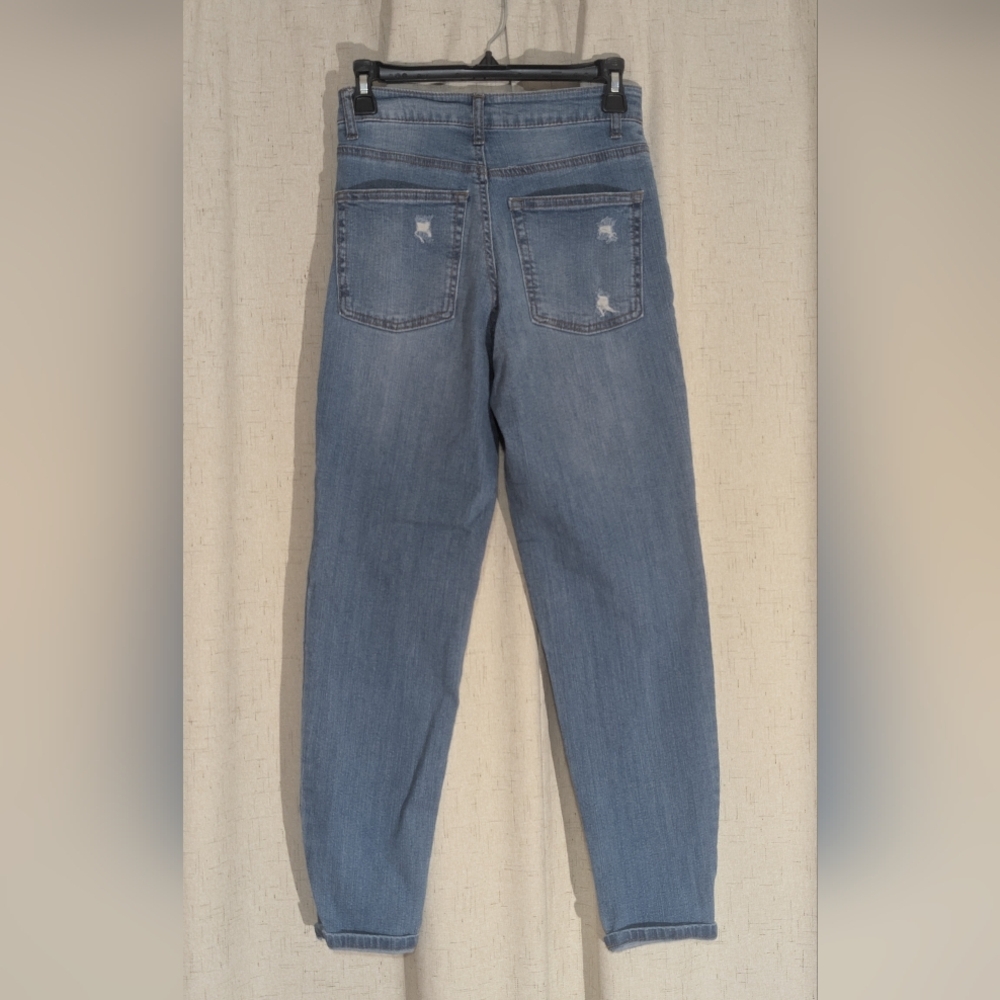 No Boundaries Light Blue Distressed Skinny Jeans - Picture 2 of 8